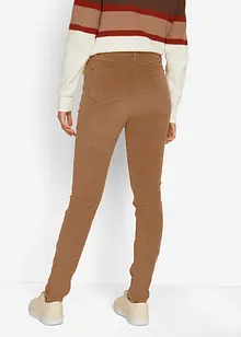 Manchesterbyxa med stretch, skinny, bonprix