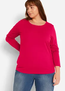 Långärmad topp (2-pack), bonprix