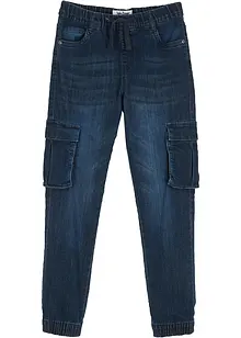 Dra-på jeans till pojkar, slim fit, bonprix