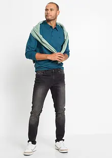 Långärmad pikétröja (2-pack), bonprix