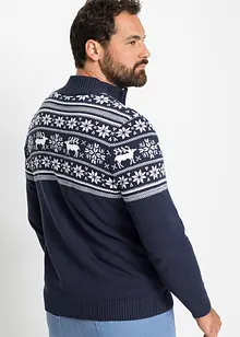 Hudvänlig lusemönstrad cardigan i ren bomull, bonprix