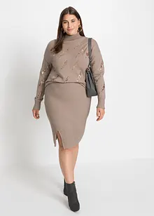 Tröja med paljetter, bonprix