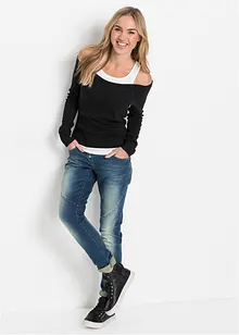 Topp med 2-i-1 look, bonprix