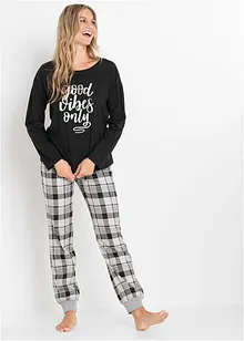 Pyjamas med oversizetröja, bonprix