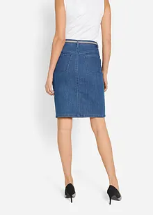 Jeanskjol med stretch, bonprix