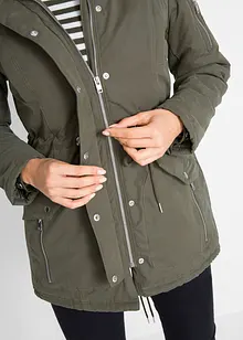 Varm parkas, fodrad, bonprix