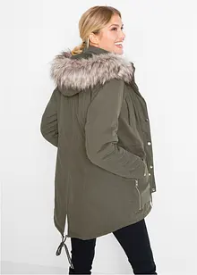 Varm parkas, fodrad, bonprix