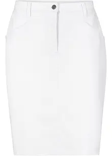 Jeanskjol med stretch, bonprix