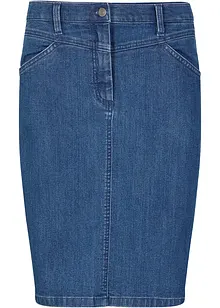 Jeanskjol med stretch, bonprix