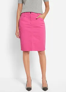 Jeanskjol med stretch, bonprix