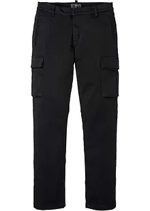 Byxa  med stretch och raka ben, med bomull, Regular Fit, bonprix