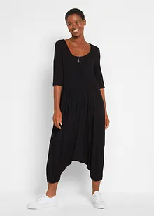 Jumpsuit med harembyxa i hållbar viskos, bonprix