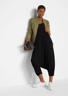 Jumpsuit med harembyxa i hållbar viskos, bonprix