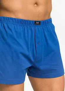 Ledigt skurna jerseyboxershorts (3-pack), bonprix