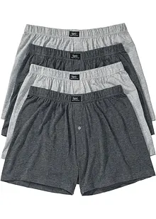 Lediga jerseyboxershorts (4-pack), bonprix