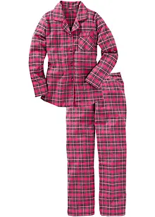 Vävd flanellpyjamas, bonprix