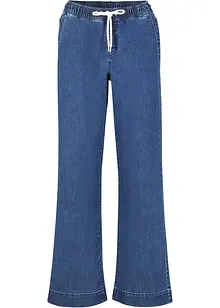 Stretch Wide Leg Jeans Mid Waist, bonprix