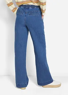 Stretch Wide Leg Jeans Mid Waist, bonprix