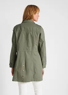 Parkas av bomull i utility-stil, halvlång, bonprix