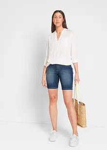 Straight Jeans Bermudas Mid Waist, bonprix