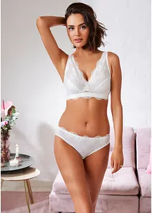 Bralette utan bygel med ekologisk bomull, bonprix