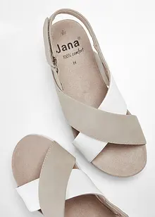 Sandal med bekväm vidd från Jana, Jana