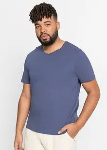 T-shirt med V-ringning (5-pack), bonprix