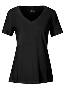 T-shirt med V-ringning, bonprix