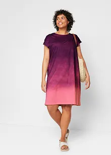 T-shirtklänning med olika färger, bonprix