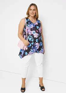 Longshirt med flikar i nederkanten, bonprix