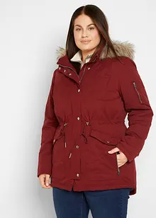 Varm parkas, fodrad, bonprix