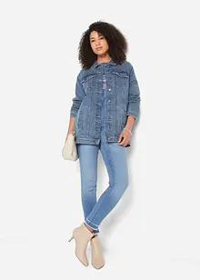 Stretchig jeansjacka, boyfriendmodell, bonprix