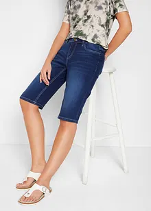 Bekväma stretchiga jeansbermudas, bonprix