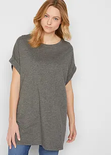 Lång topp med bomull (2-pack), bonprix