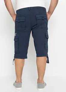 Långa bermudas med stretch och cargofickor, normal passform, bonprix