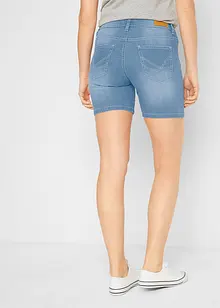 Stretchiga jeansshorts (2-pack), bonprix