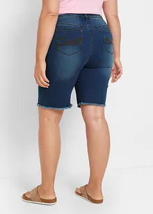 Extra stretchiga jeansbermudas, bonprix