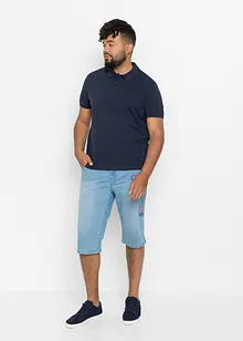 Kortärmad pikétröja i bomull, bonprix