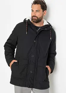 Vinterparkas med teddyfoder, bonprix