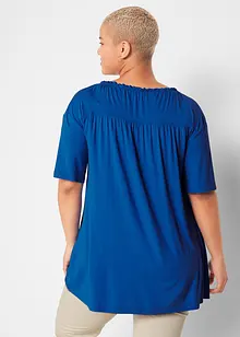 Lång topp i viskosmix, bonprix