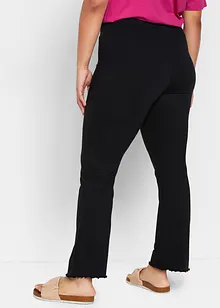 Utsvängda leggings i bomullsmix (2-pack), bonprix
