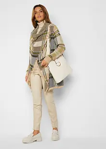 Lång cardigan med fransar, bonprix