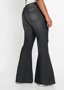 Vida jeans med ofållade benslut, bonprix