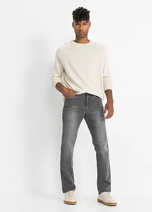 Stretchjeans med bekvämt snitt, normal passform, raka ben, bonprix