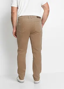 Stretchig manchesterbyxa med bekvämt snitt, Slim Fit, bonprix