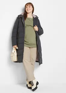 Mammatäckkappa med återvunnen polyester och babyficka, bonprix