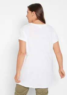 Boxy longshirt, kortärmad, bonprix