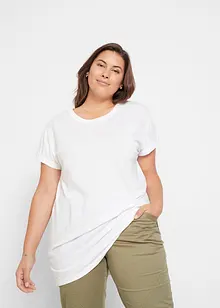 Boxy longshirt, kortärmad, bonprix