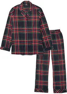 Vävd flanellpyjamas, bonprix