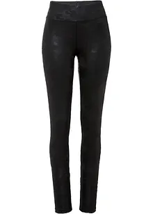 Glansiga kamouflagemönstrade leggings, bonprix